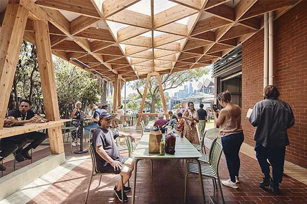 South Melbourne Market Outdoor Food Hall